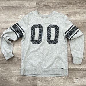 On the Byas Leopard Crew Neck